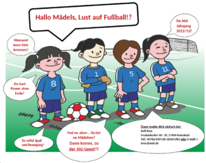 Mädchenfußball in der JSG Geest