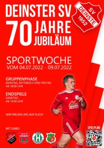 Read more about the article Sportwoche in Deinste vom 4. – bis 9. Juli 2022