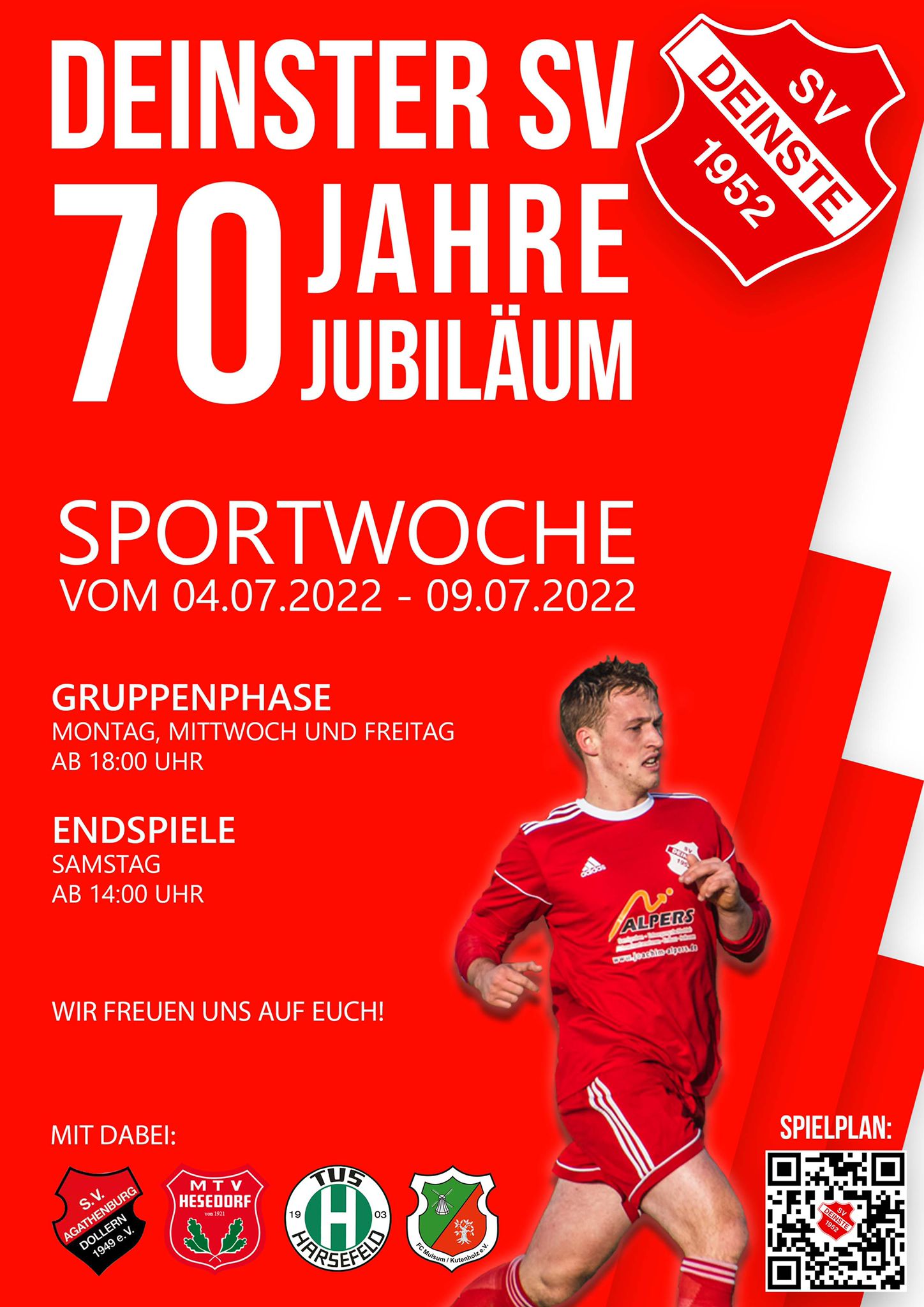You are currently viewing Sportwoche in Deinste vom 4. – bis 9. Juli 2022